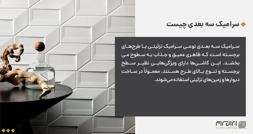 سرامیک سه بعدی چیست
