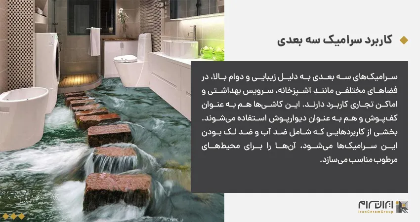 کاربرد سرامیک سه بعدی