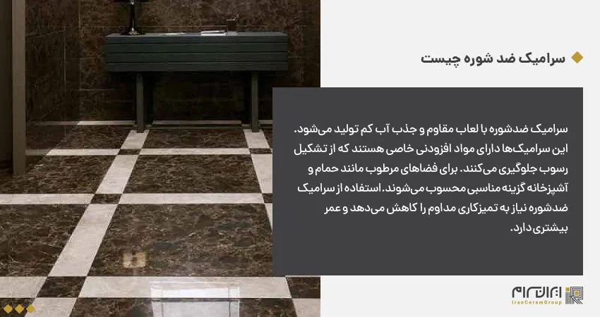 سرامیک ضد شوره چیست