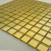 سرامیک شیشه ای طرح 1000 طلایی ابعاد 2.5*2.5-سرامیک بهینا تایل-Ceramic Glass 1000 Behina Tile