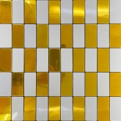 سرامیک طرح النا نقره ای طلایی ابعاد 30*30-سرامیک گلدن لئون-Ceramic Elena Golden Leon Tile