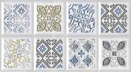 سرامیک طرح آسنا طوسی آبی ابعاد 60*30-کاشی اورست ایده ال-Asena Design Ceramics