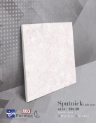 سرامیک طرح اسپانتیک طوسی روشن ابعاد 30*30-کاشی پرنیان-Ceramic Sputnick Parnian Tile