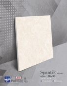 سرامیک طرح اسپانتیک کرم روشن ابعاد 30*30-کاشی پرنیان-Ceramic Sputnick Parnian Tile