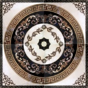 سرامیک سنگ فرش طرح باروک ابعاد 60*60-سرامیک سرام آرا-Ceramic Baroque Ceram Ara Tile