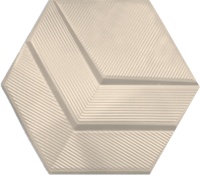 سرامیک شش ضلعی طرح بریستول کرم روشن سرامیک سرام آرا-Ceramic Bristol Ceram Ara Tile