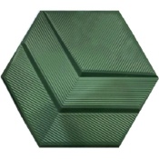 سرامیک شش ضلعی طرح بریستول سبز تیره سرامیک سرام آرا-Ceramic Bristol Ceram Ara Tile