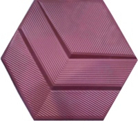 سرامیک شش ضلعی طرح بریستول زرشکی سرامیک سرام آرا-Ceramic Bristol Ceram Ara Tile