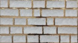 سرامیک طرح بریک سفید طلایی ابعاد 60*30-سرامیک رباط سرام-Ceramic Brick Robot Ceram