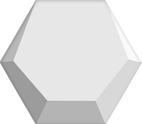 سرامیک شش ضلعی طرح داکو A سفید سرامیک سرام آرا-Ceramic Dako Ceram Ara Tile