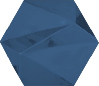 سرامیک شش ضلعی طرح داکو B آبی تیره سرامیک سرام آرا-Ceramic Dako Ceram Ara Tile