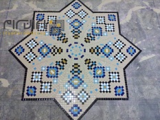 تابلو کاشی و سرامیک استخری اجرا شده A012 میکس-Pool Ceramic Tile Panel