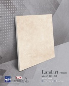 سرامیک طرح لندارت کرم روشن ابعاد 30*30-کاشی پرنیان-Ceramic Landart Parnian Tile