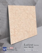 سرامیک طرح لورینت قهوه ای روشن ابعاد 80*80-کاشی پرنیان-Ceramic Lorient Parnian Tile