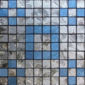 سرامیک طرح لیلیوم خاکستری آبی تیره ابعاد 30*30-سرامیک آوین تایل-Ceramic Lilium Avin Tile