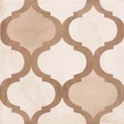 سرامیک طرح مراکشی دکور B قهوه ای روشن ابعاد 15*15-سرامیک سرام آرا-Ceramic Marakeshi Ceram Ara Tile