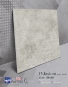 سرامیک طرح پالاسیوم طوسی تیره ابعاد 60*60-کاشی پرنیان-Ceramic Palaciom Parnian Tile