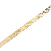 باند و فیتیله کاشی طرح رادین سفید طلایی ابعاد 2*60-کاشی ایستاسرام-Ceramic Radin Istaceram