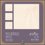 سرامیک طرح ریکاردو بژ روشن ابعاد 80*80-سرامیک سامان-Ceramic Ricardo Saman Tile