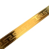 باند و فیتیله کاشی طرح رومی طلایی ابعاد 4*60-کاشی ایستاسرام-Ceramic Romi Istaceram