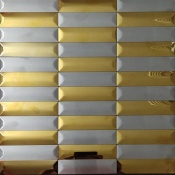 سرامیک طرح S23 طلایی نقره ای ابعاد 30*30-سرامیک پروتایل ایران-Ceramic S23 Pro Tile Iran