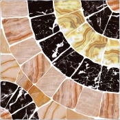 سنگ فرش مشکی ابعاد 33*33-کاشی ارچین-Sang Farsh Black Orchin Tile