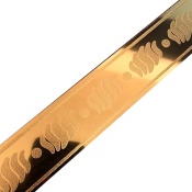 باند و فیتیله کاشی طرح رونیکا طلایی ابعاد 4*60-کاشی ایستاسرام-Ceramic Ronica Istaceram