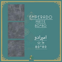 سرامیک طرح امپرادو ذغالی ابعاد 80*80-سرامیک سامان-Ceramic Emperado Saman Tile