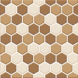 سرامیک طرح پیکسل قهوه ای روشن ابعاد 25*25-سرامیک گلچین-Ceramic Pixel Golchin Tile