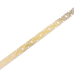 باند و فیتیله کاشی طرح رادین سفید طلایی ابعاد 2*60-کاشی ایستاسرام-Ceramic Radin Istaceram