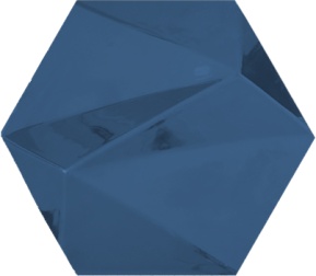 سرامیک شش ضلعی طرح داکو B آبی تیره سرامیک سرام آرا-Ceramic Dako Ceram Ara Tile