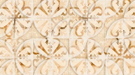 سرامیک مدل آژاکس کرم تیره دکور-90*30-کاشی طوس- Ceramic Ajax Toos Tile