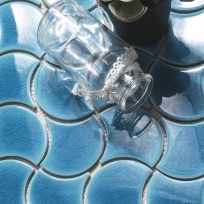 سرامیک استخری طرح پولکی آبی تیره-امرتات ایرمان سرامیک-Pool Ceramic Flaky Light Blue Emertat Ceram