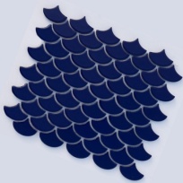 سرامیک استخری طرح پولکی سرمه ای-امرتات ایرمان سرامیک-Pool Ceramic Flaky Navy Blue Emertat Ceram