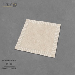 سرامیک طرح آفاق کرم ابعاد-60*60-کاشی کوثر ابرکوه-Ceramic Afagh Kosar Tile