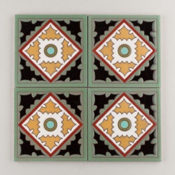 کاشی دست ساز هفت رنگ 964f8_cdc8c ابعاد 20*20-کاشی پنجه پور-Handmade Tiles 964f8_cdc8c Panjeh Pour Home