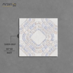 سرامیک طرح سارین طوسی روشن ابعاد-60*60-کاشی کوثر ابرکوه-Ceramic Sarin Kosar Tile