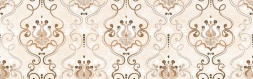 سرامیک طرح آلوا دکور کرم تیره ابعاد-90*30-ستاره میبد-Ceramic Alva Setareh Tile