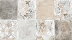 سرامیک طرح آیلین دکور کرم تیره ابعاد-60*30-ستاره میبد-Ceramic Aylin Setareh Tile
