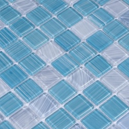سرامیک استخری شیشه ای طرح C4BL0186-کاشی روکارنو-Pool Glass C4BL0186 Rokarno Tile