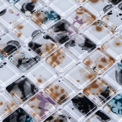 سرامیک استخری شیشه ای طرح C4WT0083-کاشی روکارنو-Pool Glass C4WT0083 Rokarno Tile
