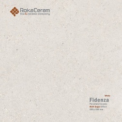 سرامیک طرح فیدنزا سفید ابعاد-90*90-سرامیک روکا سرام- Ceramic Fidenza Roka Ceram