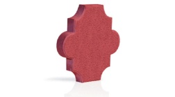 موزاییک پازلی طرح کنگره ای T610 قرمز-29*29.5-شایان گستر موزاییک-Puzzle T610 Shayan Gostar Mosaic