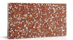 واش بتن برجسته طرح W106 قرمز -60*30-شایان گستر موزاییک- Embossed Concrete Wash W106 Shayan Gostar Mosaic