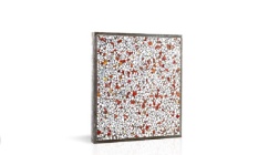 واش بتن ماشینی طرح WM153 سفید فریم دار-40*40-شایان گستر موزاییک- Machine Concrete Wash WM153 Shayan Gostar Mosaic