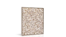 واش بتن ماشینی طرح WM160 سفید فریم دار-40*40-شایان گستر موزاییک- Machine Concrete Wash WM160 Shayan Gostar Mosaic