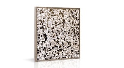 واش بتن ماشینی طرح WM158 سفید مشکی فریم دار-40*40-شایان گستر موزاییک- Machine Concrete Wash WM158 Shayan Gostar Mosaic