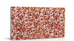 واش بتن برجسته طرح W107 سفید قرمز-60*30-شایان گستر موزاییک- Embossed Concrete Wash W107 Shayan Gostar Mosaic