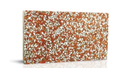 واش بتن ماشینی طرح WM142 سفید قرمز-60*30-شایان گستر موزاییک- Machine Concrete Wash WM142 Shayan Gostar Mosaic