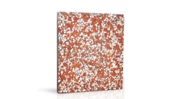 واش بتن برجسته طرح W111 سفید قرمز-40*40-شایان گستر موزاییک-Embossed Concrete Wash W111 Shayan Gostar Mosaic